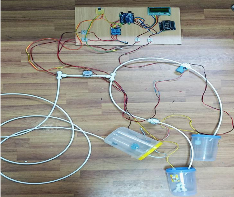 IoT Water Distribution System dashboard screenshot
